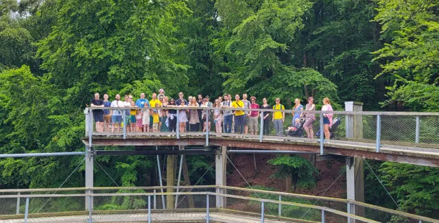 Das bitside Team auf dem Baumwipfelpfad auf Rügen
